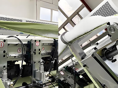 Máquina de acolchoamento ultrassônica automática